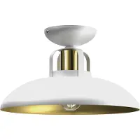 Milagro Plafondlamp Felix, dimbaar, messing / goud, Woon-/ Eetkamer, metaal, Industrieel design, plafondlamp