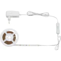 Briloner Superline - LED Strip 3m - light strip – RGB LED verlichting – met an/uit schakelaar - achtergrondverlichting - 3.000K warm wit