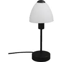 Briloner - MANINO - Tafellamp - 40 W - IP20 - zwart - metaal-glas - excl. 1x E14 - Ø 10 cm