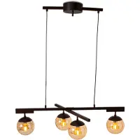 By Rydens Hanglamp Labelle amber glas