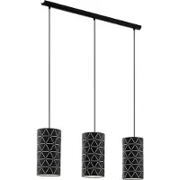 Eglo Hanglamp Ramon Zwart 3xe27