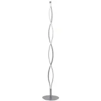 MANTRA LED-vloerlamp SAHARA, chroom / zilver, Woon-/ Eetkamer, metaal, Modern, LED vloerlamp