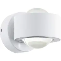Eglo 98747 Treviolo Wandlamp Aluminium Wit/Glas Helder - 4,4W/460LM/3000K