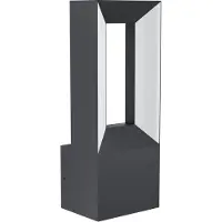 Eglo 98725 Riforano Wandlamp Aluminium Zwart/Kunststof Wit - 10W/1100LM/3000K