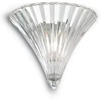 Ideal Lux Santa Ap1 Trasparente Wall Lamp Transparant