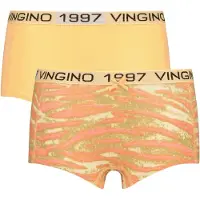 Vingino Ondergoed Zebra 2Pack Meisjes Oranje XS