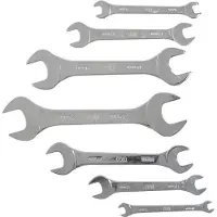 Bgs Doppel-Maulschlüssel-Satz extra flach SW 6 - 23 mm 7-tlg.