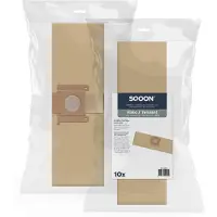 SQOON Stofzuigerzakken geschikt voor Hako Compacto 10 stuks - papier