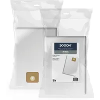 SQOON 107402336 microvezel stofzuigerzakken 5 zakken (123schoon huismerk)