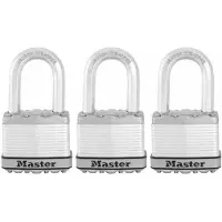 Master Lock M115EURTRILF - Set Van 3 Weersbestendige Hangsloten