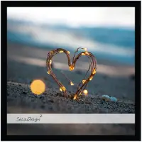SecaDesign Luca - Fotolijst 15x15 cm fotomaat - Zwart