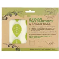 Tala - Vegan Sandwich & Snack Zakje, Set van 2 Stuks, Blaadjes - Tala