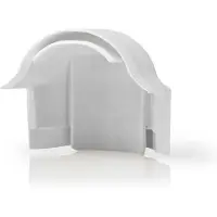 Nedis Kabelgoot hoek | | 12 mm kabel (PVC, Wit)