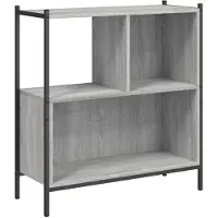 vidaXL Boekenkast 72x28x77,5 cm bewerkt hout grijs sonoma eikenkleur