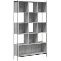 vidaXL Boekenkast 102x28x172 cm bewerkt hout grijs sonoma eikenkleurig