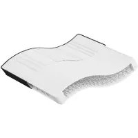 vidaXL Binnenveringmatras middelhard 160x200 cm