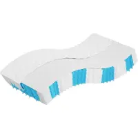 vidaXL Pocketveringmatras middelhard-hard 90x190 cm Single Size