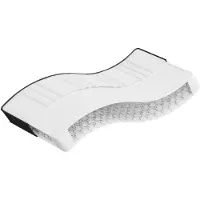 vidaXL Binnenveringmatras middelhard 90x200 cm