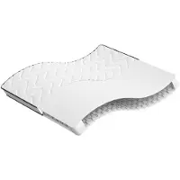 vidaXL Binnenveringmatras middelhard 180x200 cm