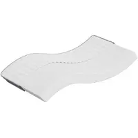 vidaXL Schuimmatras middelzacht 100x200 cm