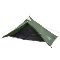 vidaXL Hangende tipi tent 1-persoons waterdicht groen