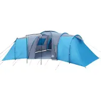 vidaXL Koepeltent 12-persoons waterdicht blauw