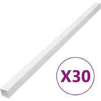 vidaXL Kabelgoot 60x40 mm 30 m PVC
