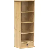 vidaXL Cd-kast Corona 40x30x110 cm massief grenenhout