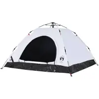 vidaXL - Tent - 5-persoons - snelontgrendeling - verduisterende - stof - wit