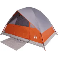 vidaXL Koepeltent 4-persoons waterdicht oranje