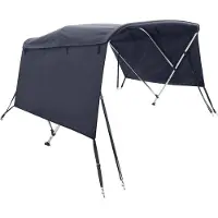 vidaXL Biminitop 4 bogen met zijwanden 243x(230-244)x137 cm