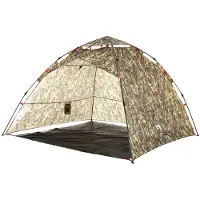 vidaXL Tent 4-persoons snelontgrendeling camouflage