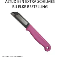 Eikaso Solingen Universeelmes 13 cm - Stijf Lemmet - Roestvrij Staal - Geel Handvat