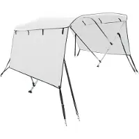 vidaXL Biminitop 4 bogen met zijwanden 243x(200-213)x137 cm