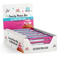 XXL Nutrition Crunchy Protein Bar Celebration Cake 12 Pack