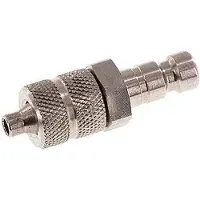 Parker RVS 316L DN 2.7 (Micro) Luchtkoppeling Insteeknippel 3x4.3 mm Push-On