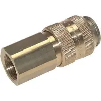 Parker Vernikkeld Messing DN 15 Luchtkoppeling Snelkoppeling G 1 inch Binnendraad Double Shut-Off