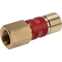 Parker Vernikkeld Messing DN 5 Blauw-Coded Luchtkoppeling Snelkoppeling G 1/8 inch Binnendraad