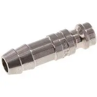 Parker RVS 316L DN 5 Luchtkoppeling Insteeknippel 8 mm Slangpilaar