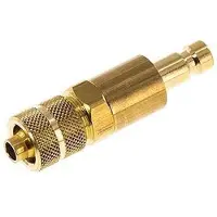 Parker Messing DN 2.7 (Micro) Luchtkoppeling Insteeknippel 4x6 mm Push-On Double Shut-Off