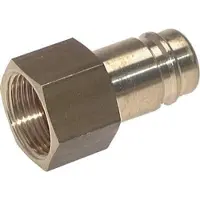 Parker Messing DN 15 Luchtkoppeling Insteeknippel G 1 inch Binnendraad