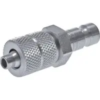 Parker RVS 316L DN 2.7 (Micro) Luchtkoppeling Insteeknippel 4x6 mm Push-On Double Shut-Off