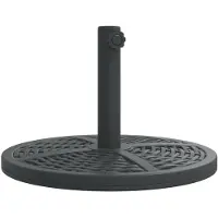 vidaXL Parasolvoet voor stok van Ø38 / 48 mm 12 kg rond