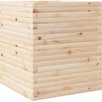 vidaXL Plantenbak 60x60x68,5 cm massief grenenhout