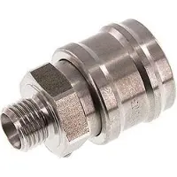 Tameson RVS DN 7.2 (Euro) Luchtkoppeling Snelkoppeling G 1/4 inch Buitendraad