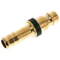 Parker Messing DN 7.2 (Euro) Groen-Coded Luchtkoppeling Insteeknippel 9 mm Slangpilaar