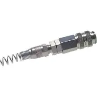 Tameson Vernikkeld Messing DN 5 Luchtkoppeling Snelkoppeling 4x6 mm Push-On Buigbescherming Double Shut-Off