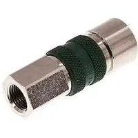 Parker Vernikkeld Messing DN 5 Groen-Coded Luchtkoppeling Snelkoppeling G 1/8 inch Binnendraad