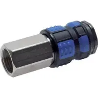 Parker Vernikkeld Messing DN 7.8 Luchtkoppeling Snelkoppeling G 3/8 inch Binnendraad