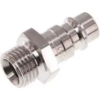 Parker RVS 316L DN 7.2 (Euro) Luchtkoppeling Insteeknippel G 1/4 inch Buitendraad
